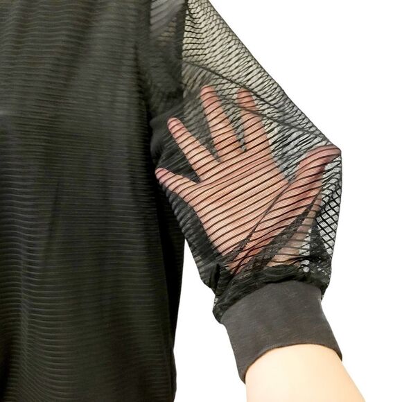 2/$20 Vintage Y2K Black Casual Zip Up Top Jacket Size: Small - Picture 4 of 7